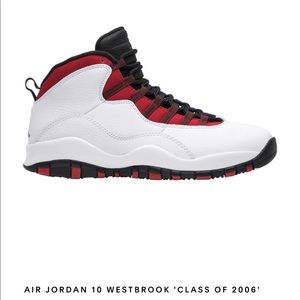 Air Jordan 10 Westbrook - class of 2006